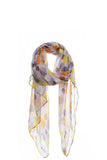 Stylish Chiffon Multi Dots Print Scarf