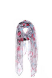 Stylish Chiffon Multi Dots Print Scarf