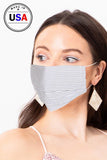 Made In Usa Unisex Fashionable, Reusable Washable, Cool Breathable Fabric Face Mask