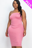 Plus Tube Bodycon Dress